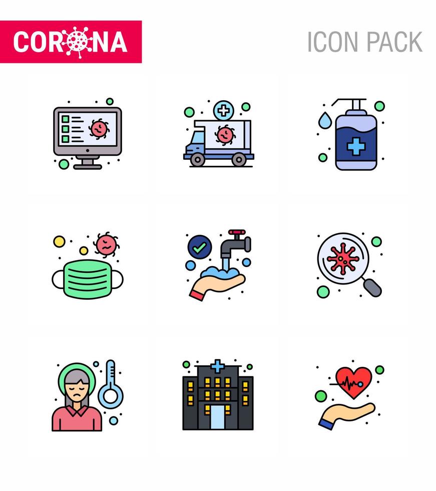 Coronavirus Prevention 25 icon Set Blue medical face transportation wash handcare viral coronavirus 2019nov disease Vector Design Elements