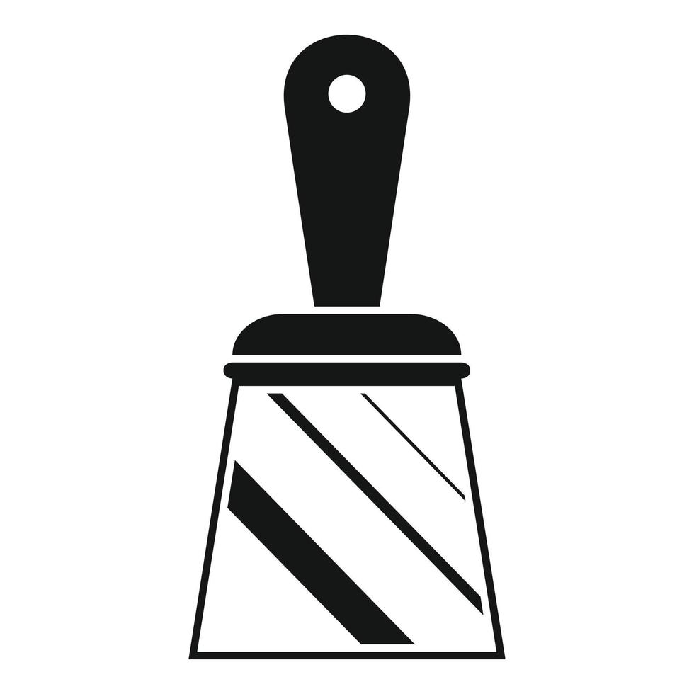icono de espátula, estilo simple vector