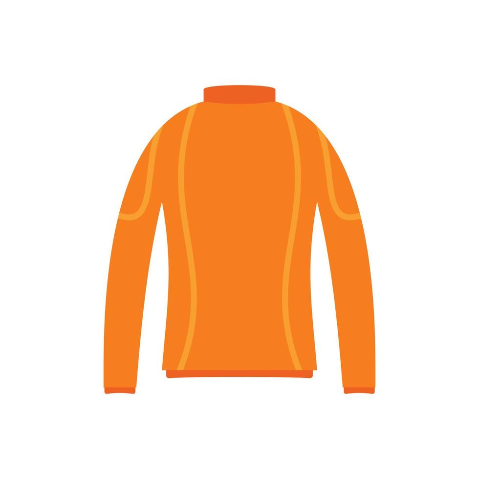 Thermo clothes icon, flat style vector