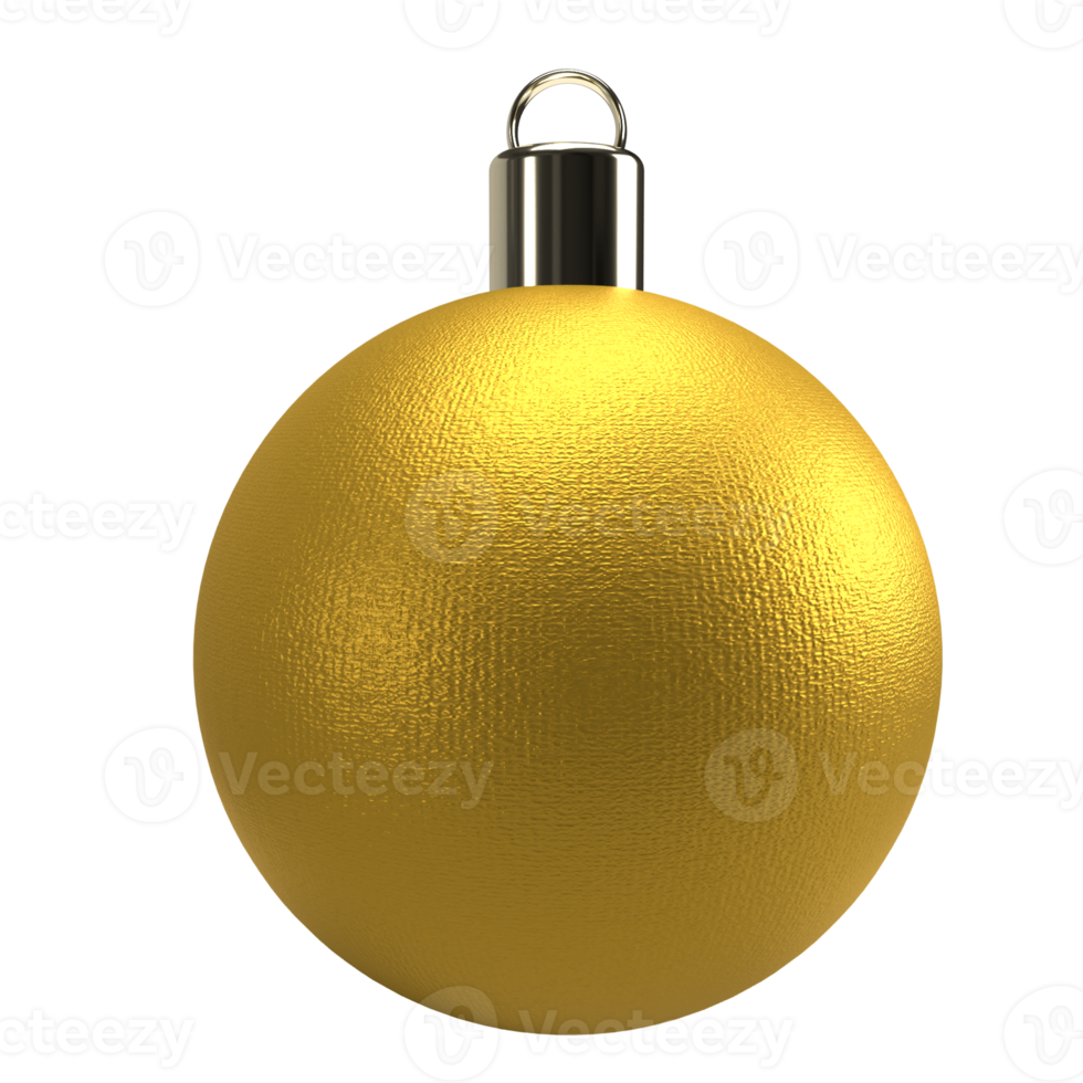 la bola de navidad representación 3d imagen png