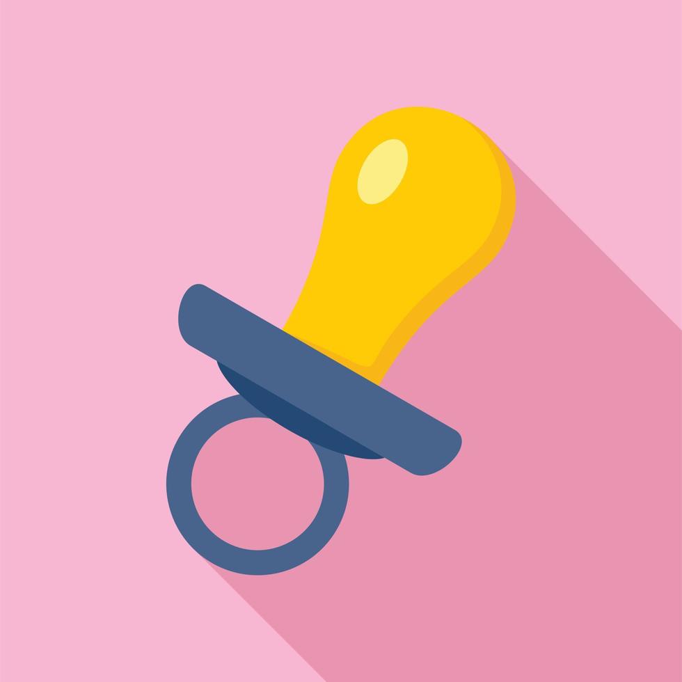 Nipple icon, flat style vector