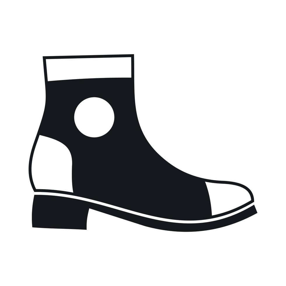 Men boot icon, simple style vector