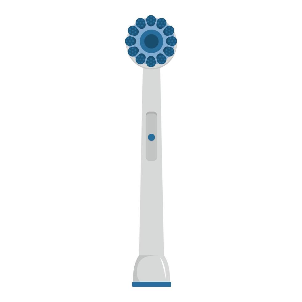 Electric toothbrush icon, flat style vector