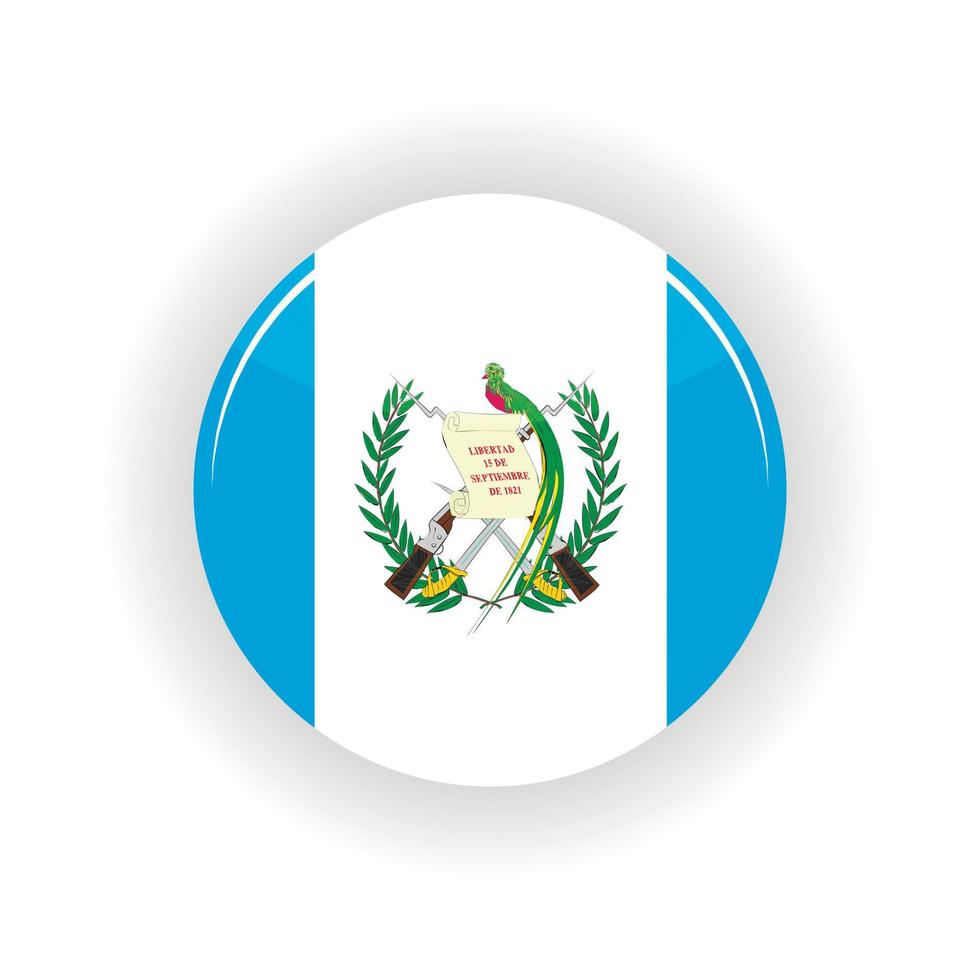Guatemala icon circle vector
