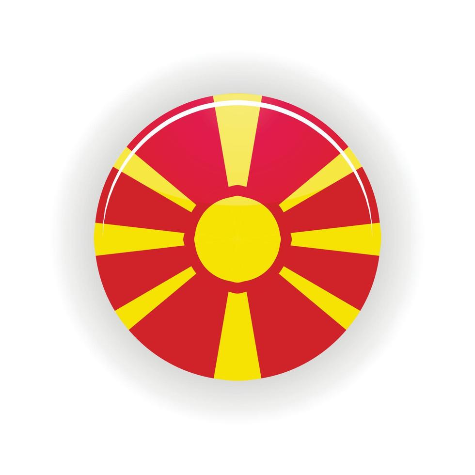 Macedonia icon circle vector
