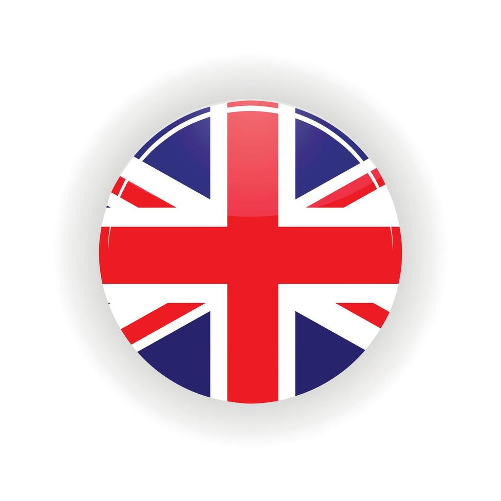 United Kingdom icon circle vector