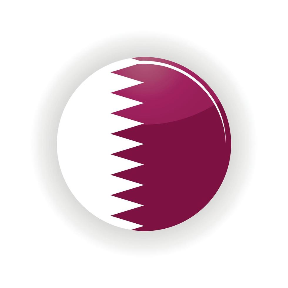 qatar icono círculo vector