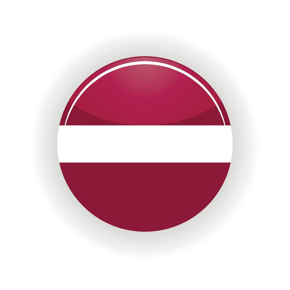 Latvia icon circle vector