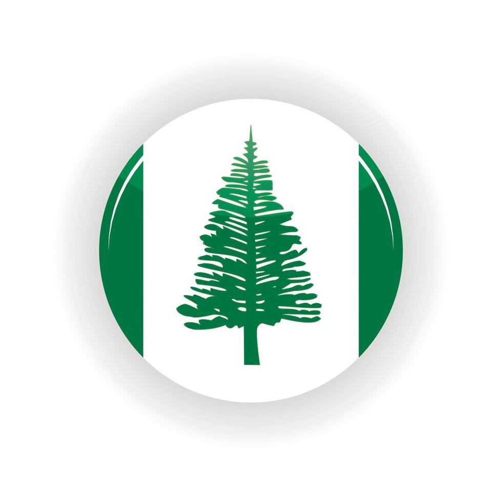 Norfolk Islands icon circle vector