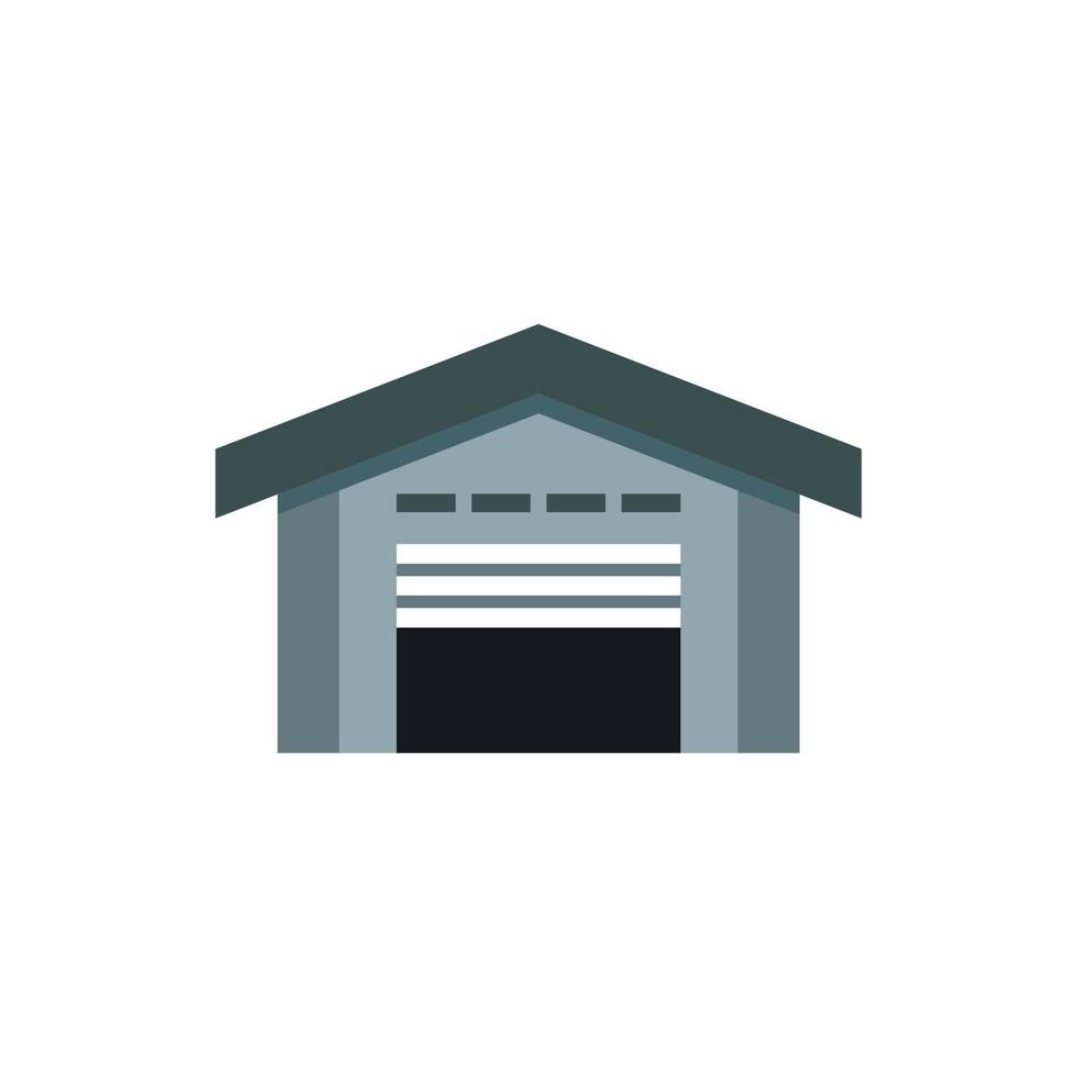 Warehouse icon, flat style vector