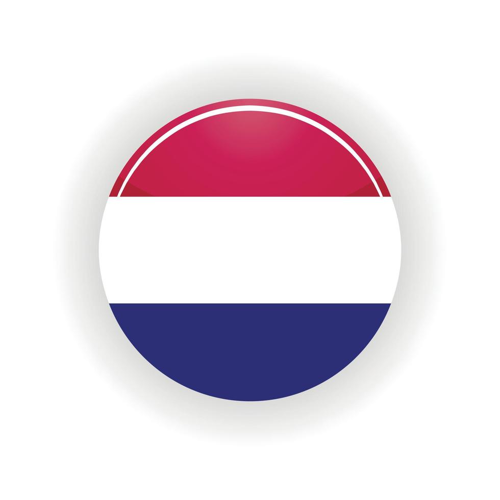 Netherlands icon circle vector