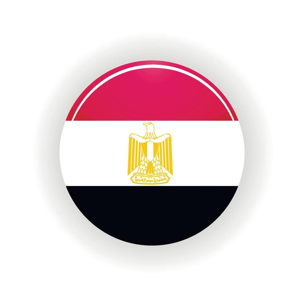 Egypt icon circle vector