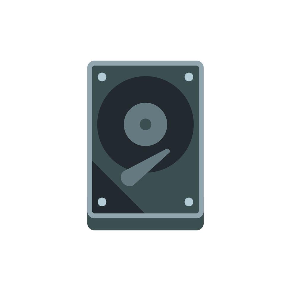 CD rom icon, flat style vector