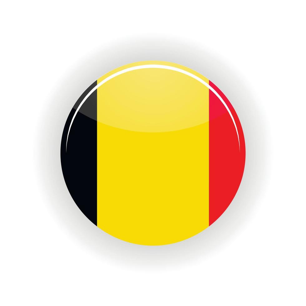 Belgium icon circle vector