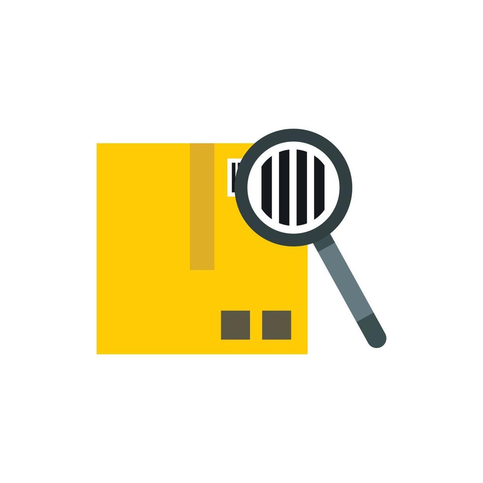 Quality control icon, flat style vector