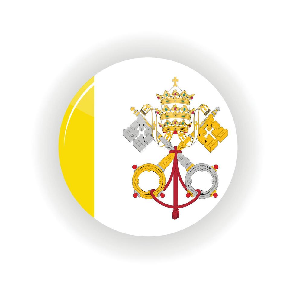 Vatican icon circle vector