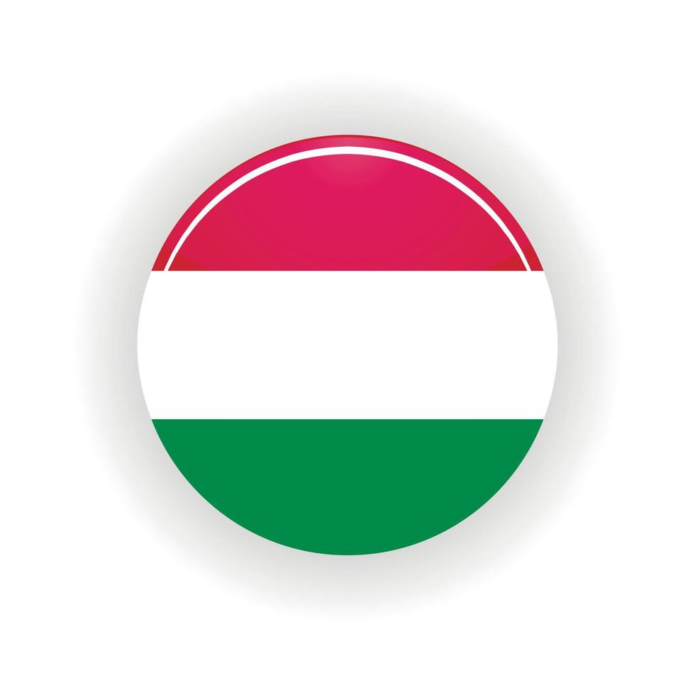 Hungary icon circle vector