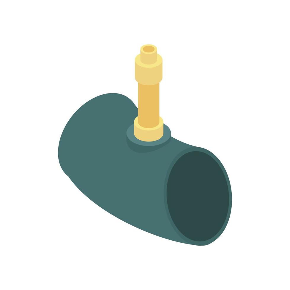 Nipple on the wheel icon, cartoon style vector