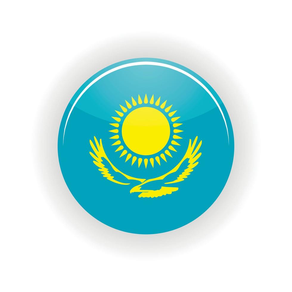 Kazakhstan icon circle vector