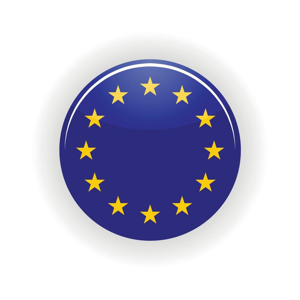 European Union icon circle vector