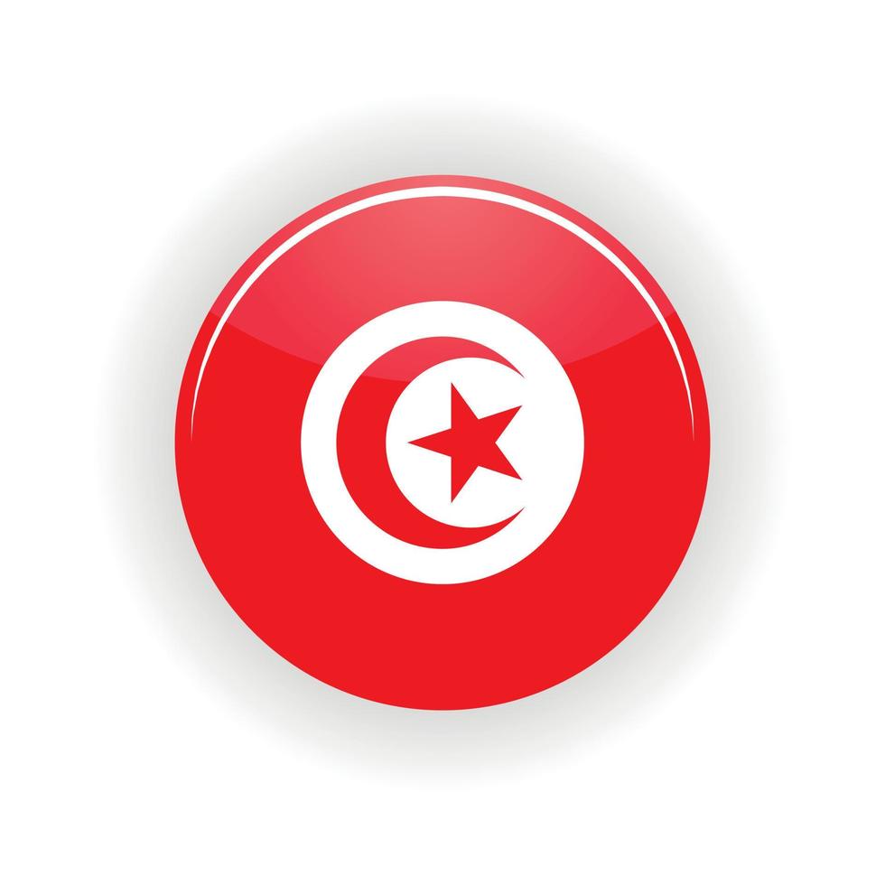 Tunisia icon circle vector