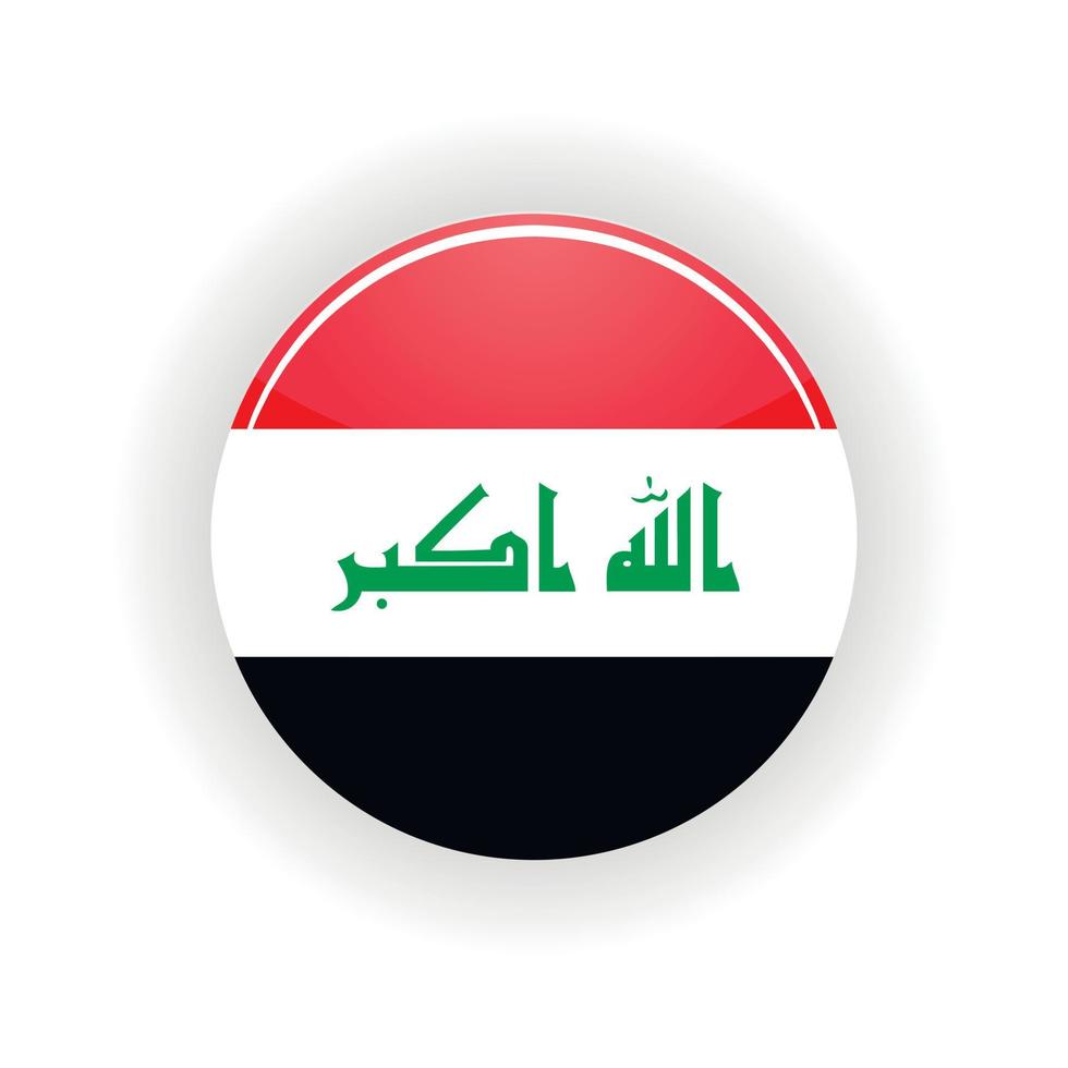 Iraq icon circle vector