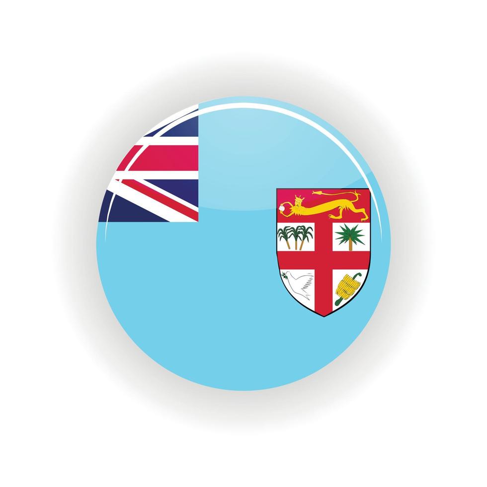 Fiji icon circle vector