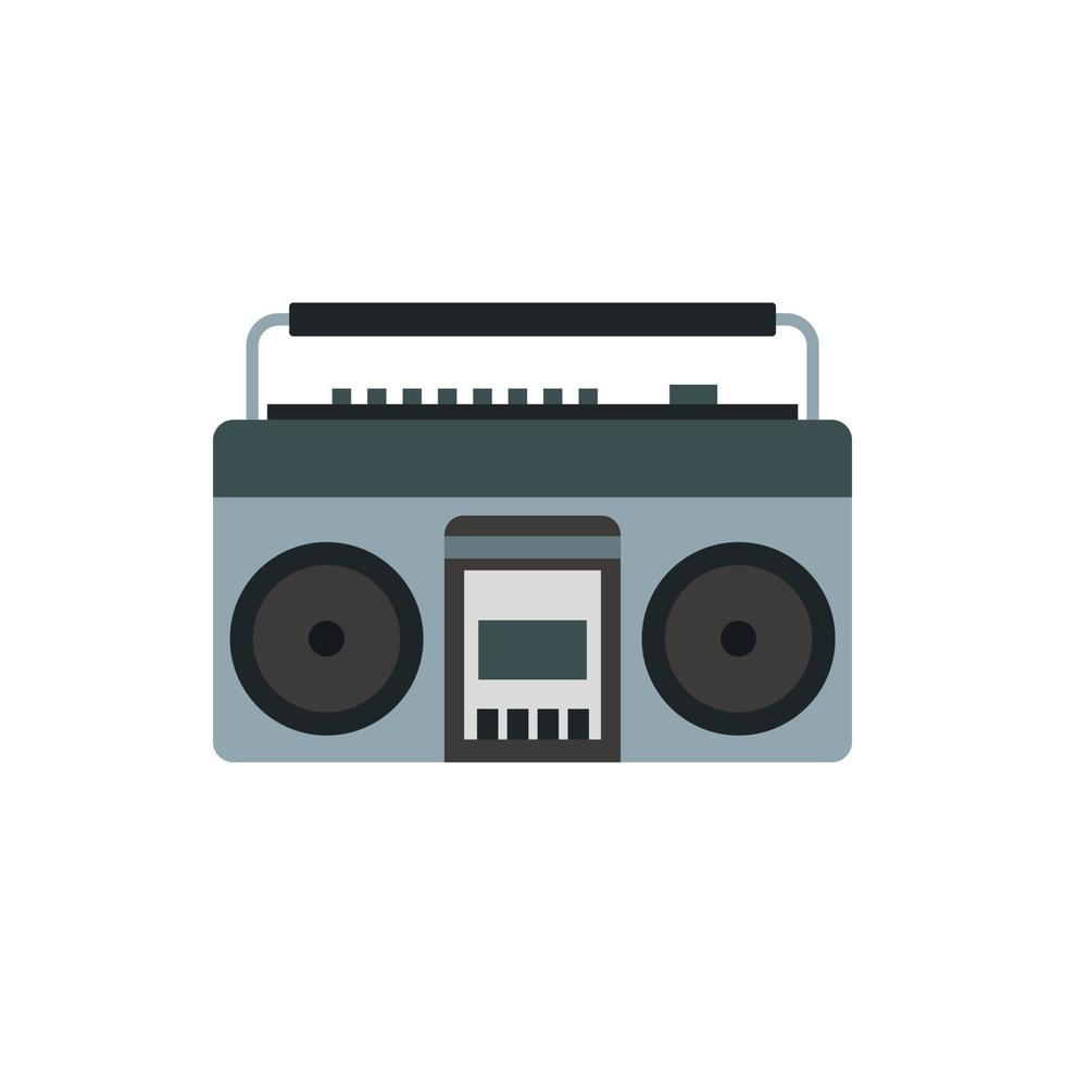 Boom box or radio cassette tape player icon vector