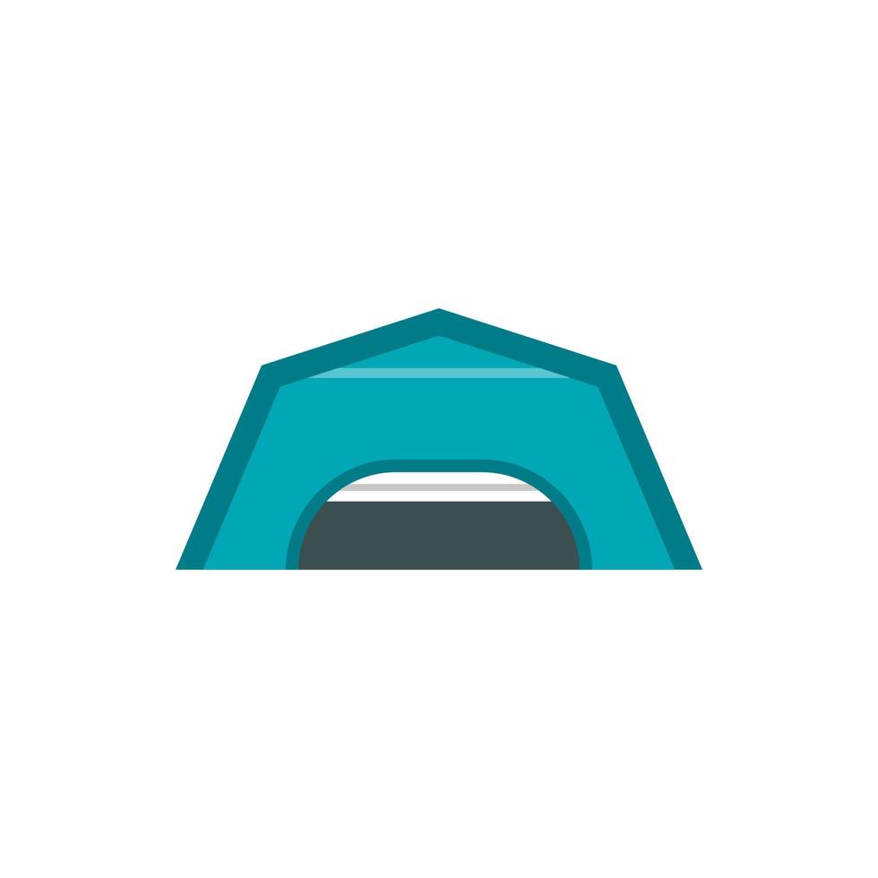 Large garage icon, flat style vector