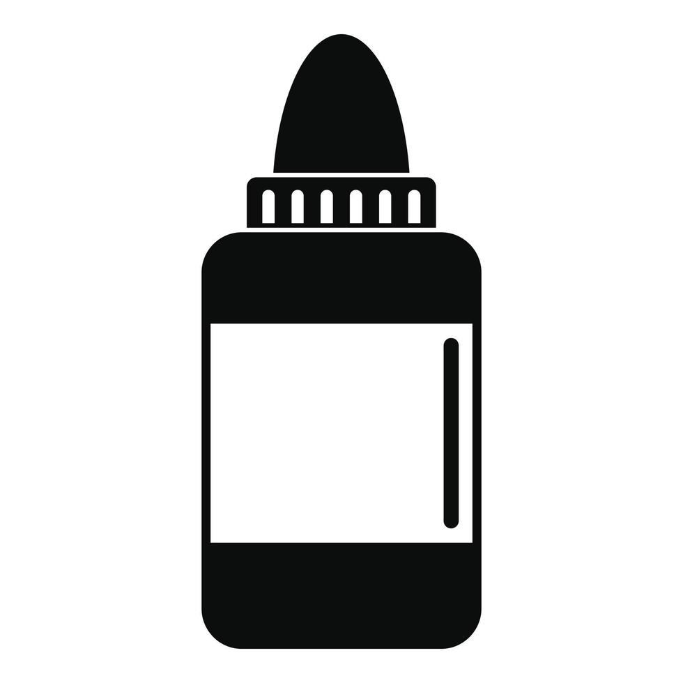 icono de líquido de vapeo, estilo simple vector