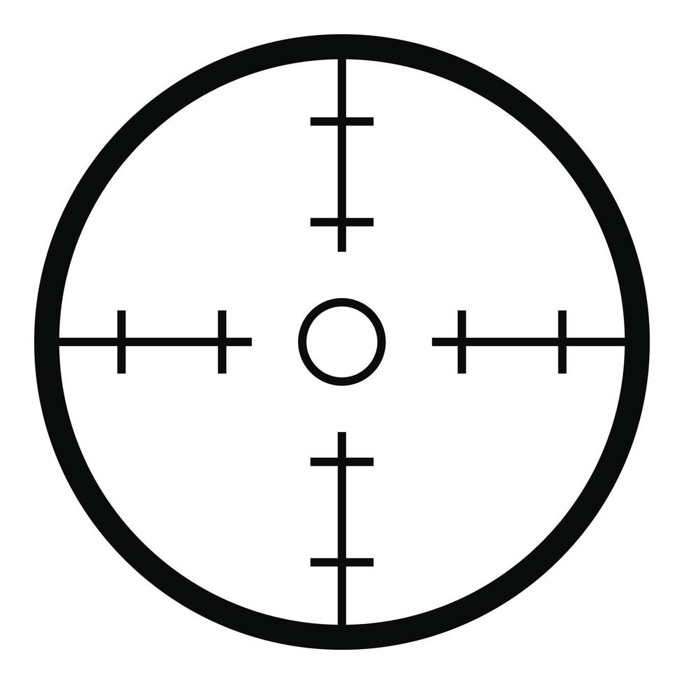 Radar icon, simple style. vector