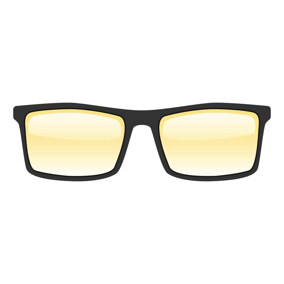 Sun glasses mockup, realistic style vector