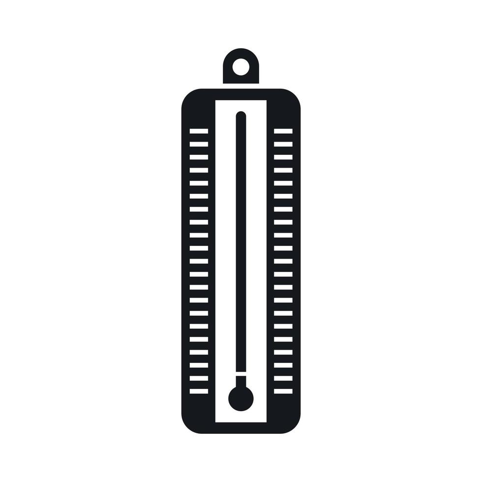 termómetro indica icono de baja temperatura vector