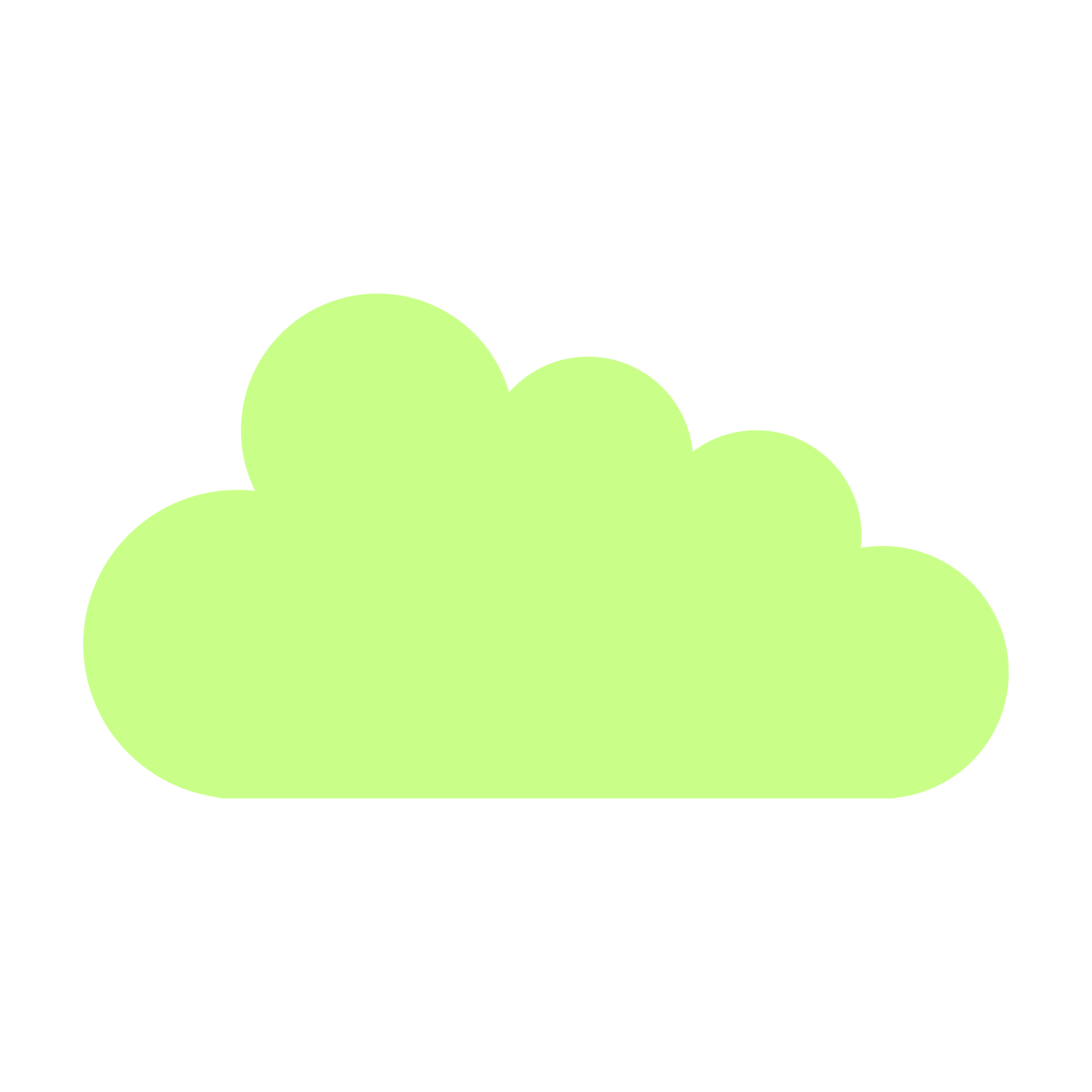 Desenho de Nuvem PNG - Green PNG