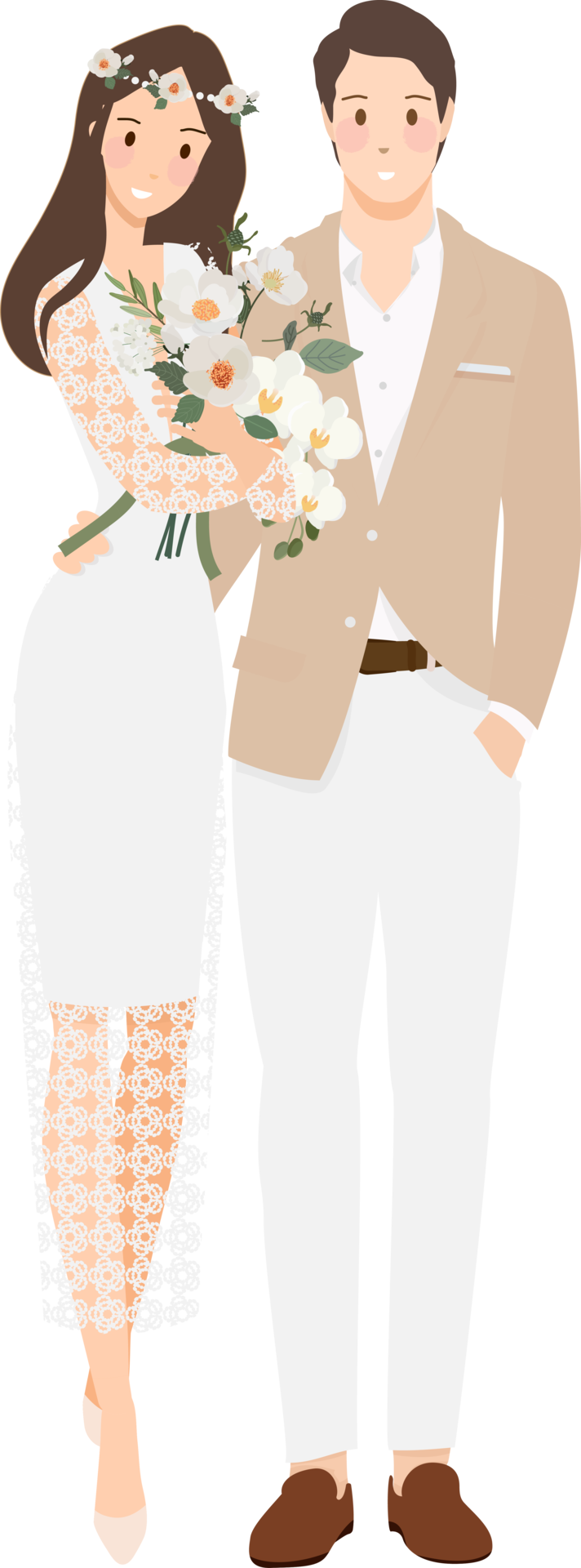 Free beautiful bohemian bride and groom wedding couple cartoon flat sytle 14466694 PNG with Transparent Background Free beautiful bohemian bride and groom wedding couple cartoon flat sytle 14466694 PNG with Transparent Background