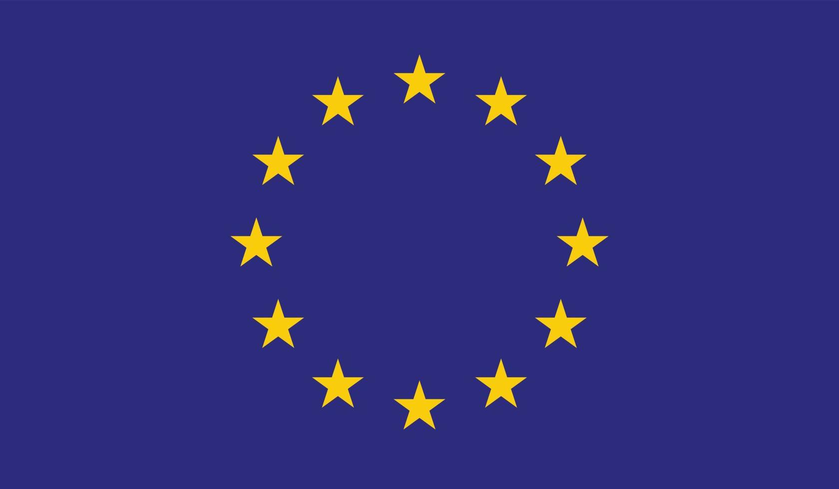 European Union flag image vector