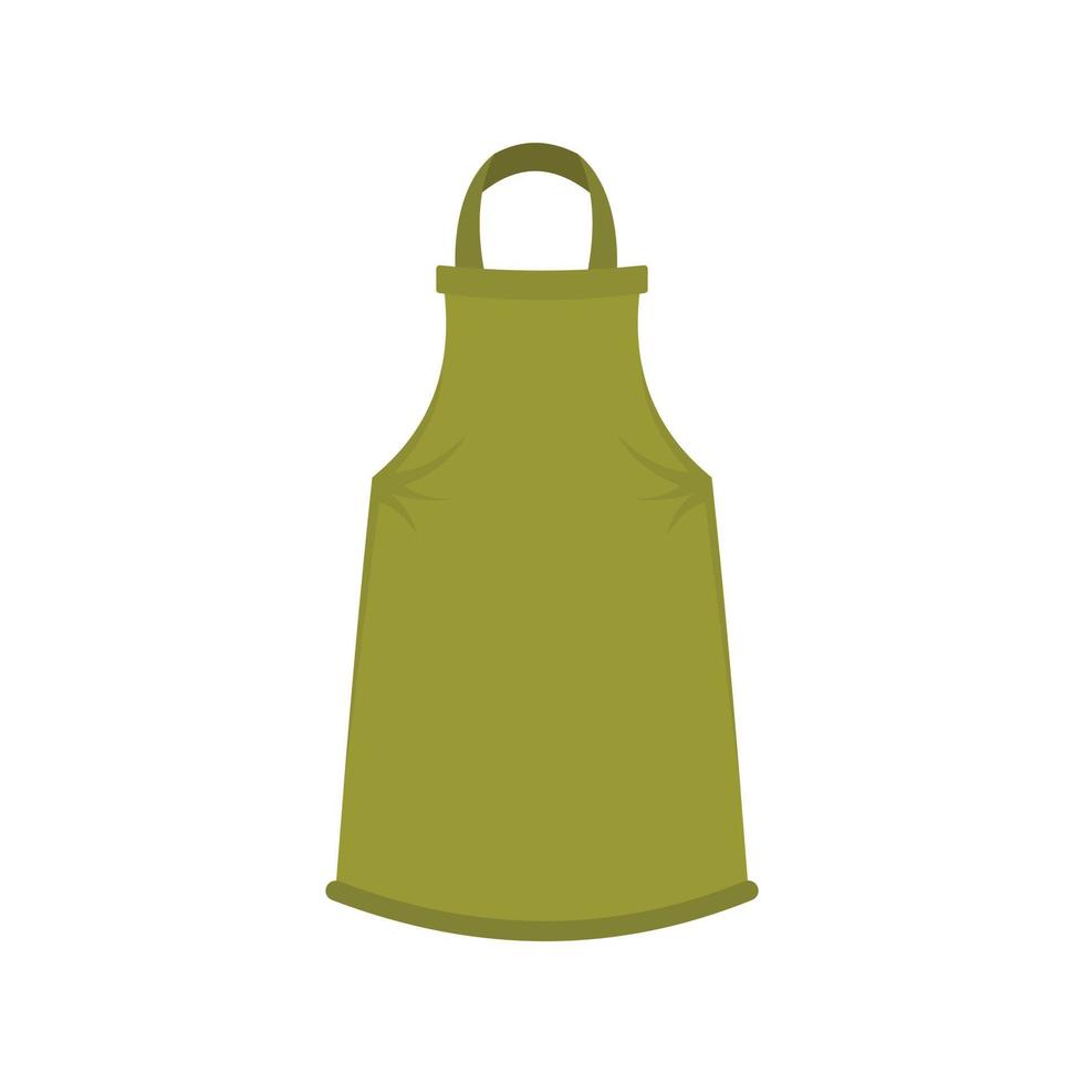 Barber apron icon, flat style vector