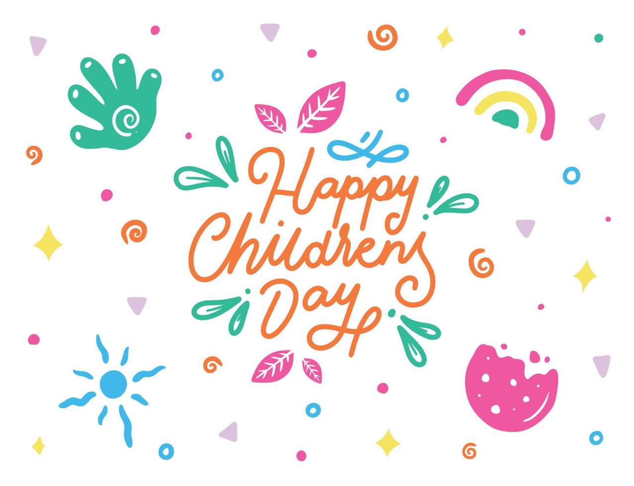 Happy Childrens Day vector