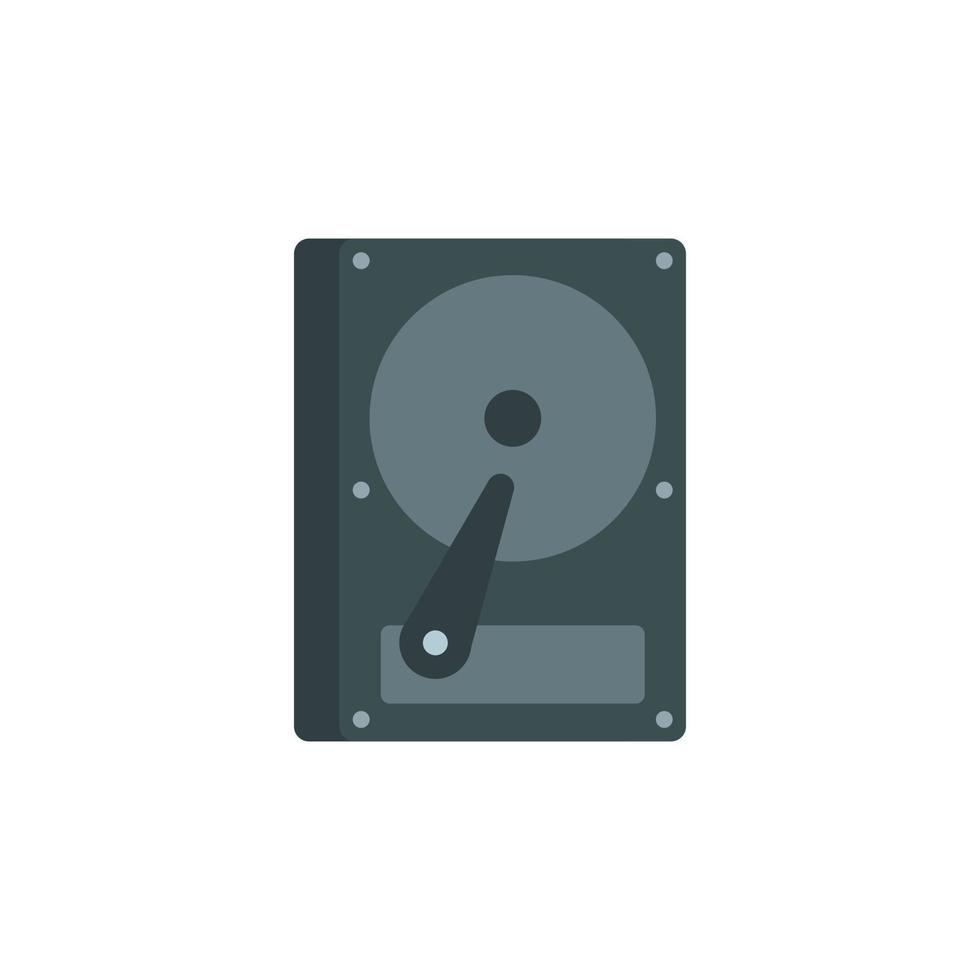 CD rom icon, flat style vector