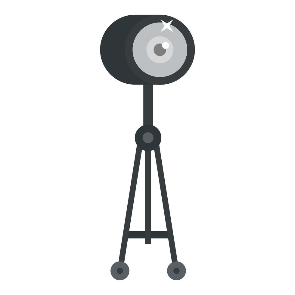 Light on stand icon, flat style vector