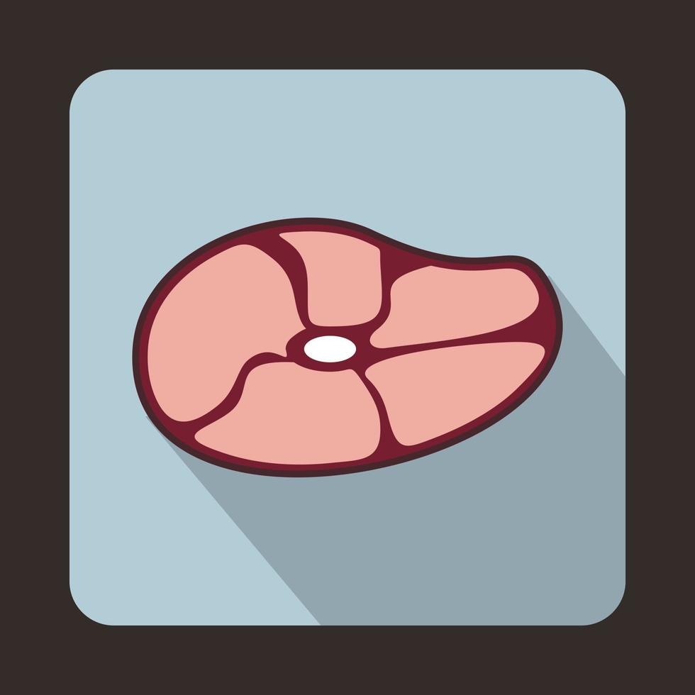 Steak Icon, Flat style vector