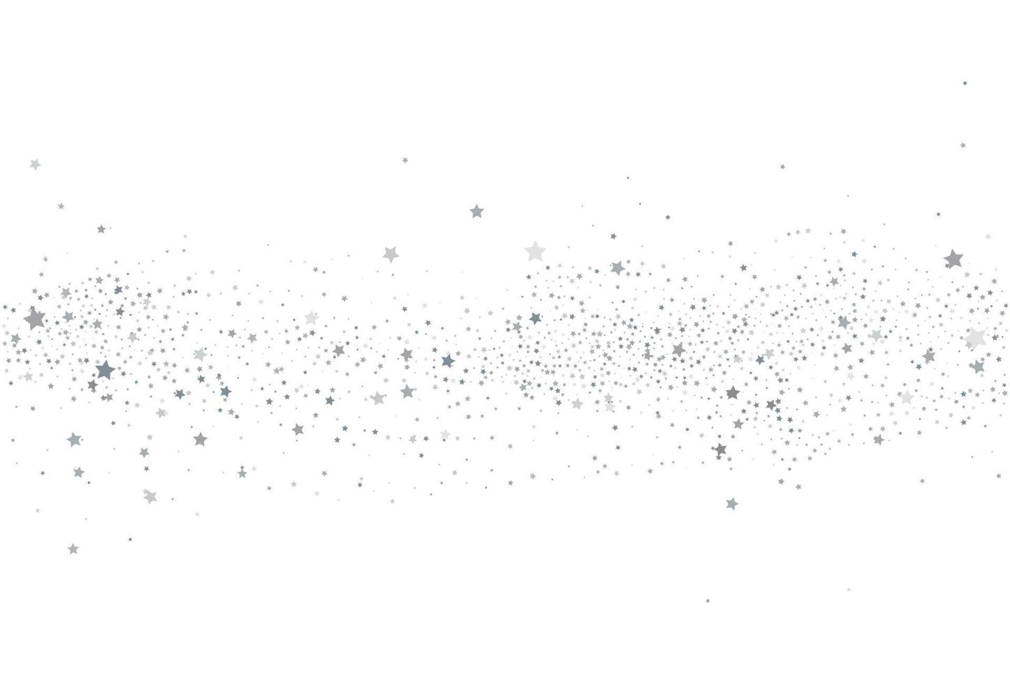 Light silver glitter confetti background. White festive texture. vector
