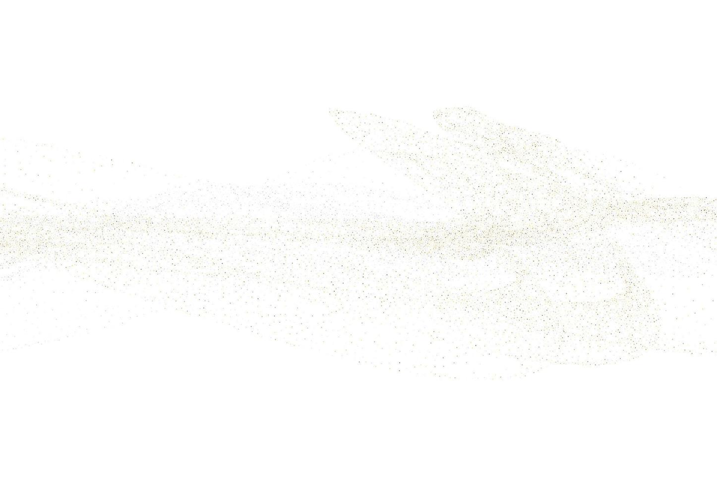 Light silver gold dust. Vector