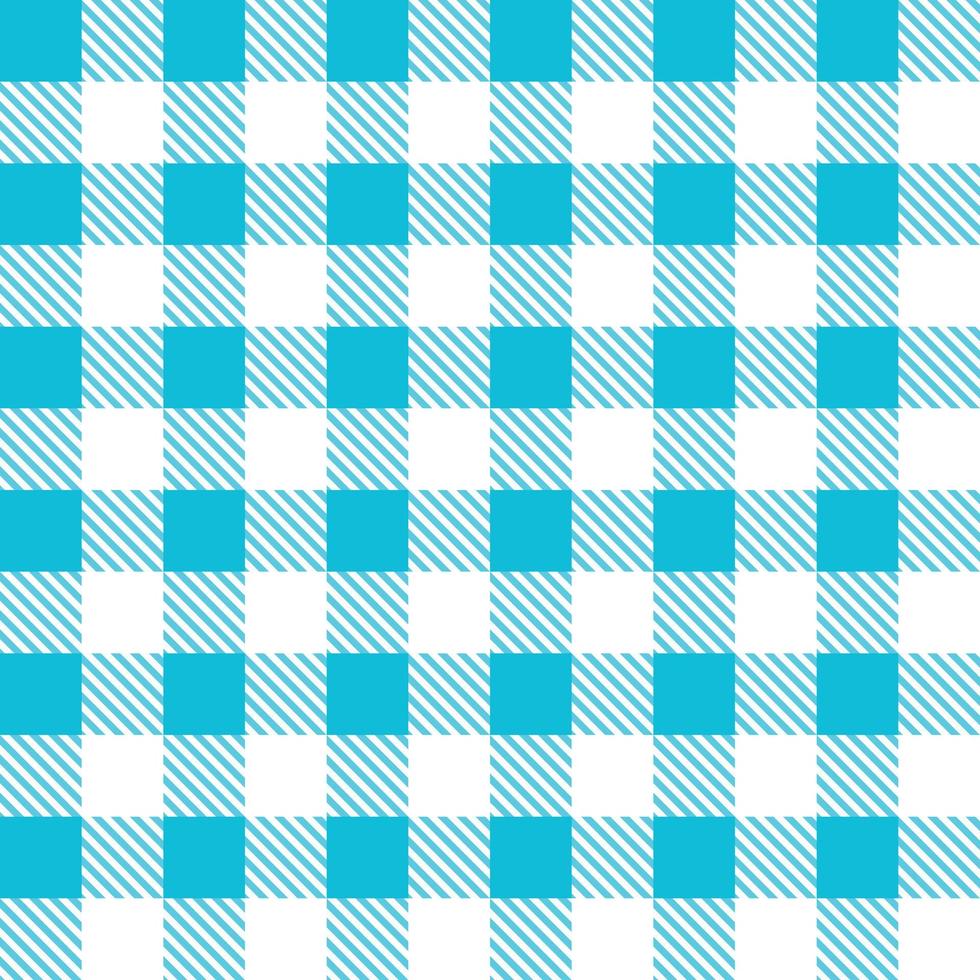 Blue Beach checkered background, plaid texture seamless pattern fabric checkered background, gingham background vector