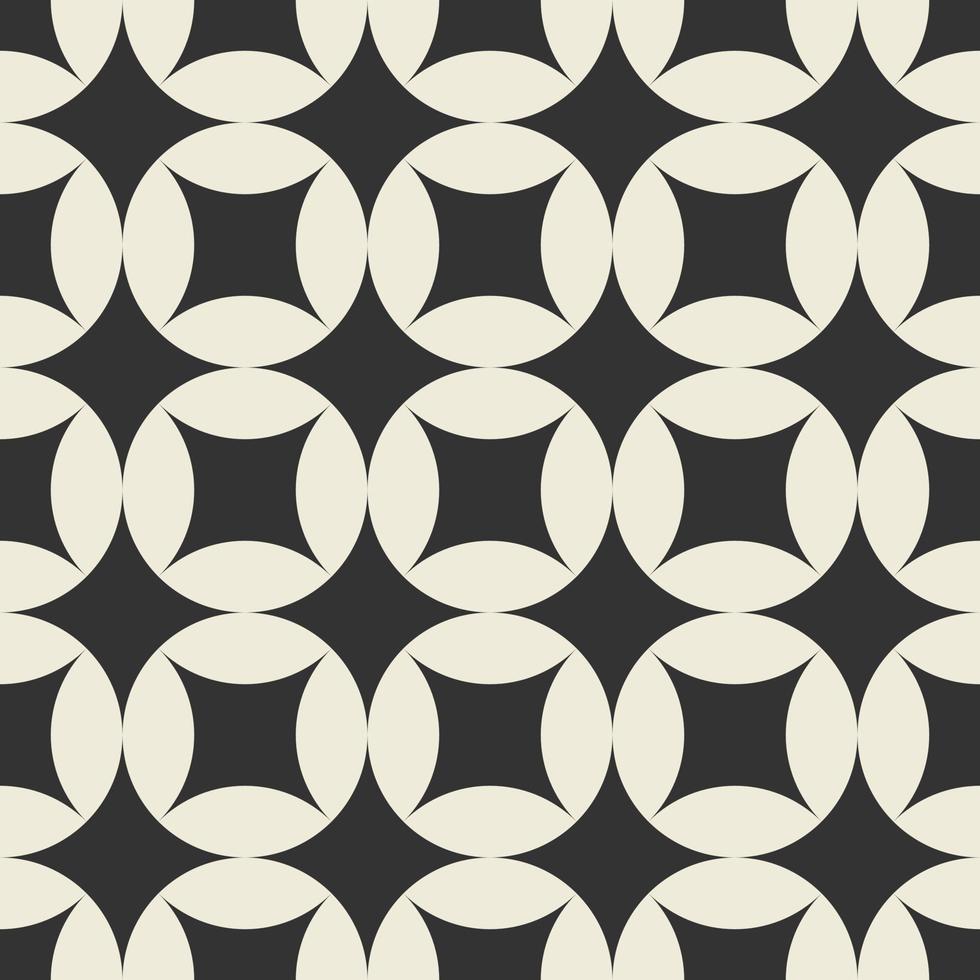 Seamless vector geometric pattern. Retro print for fabric cover background
