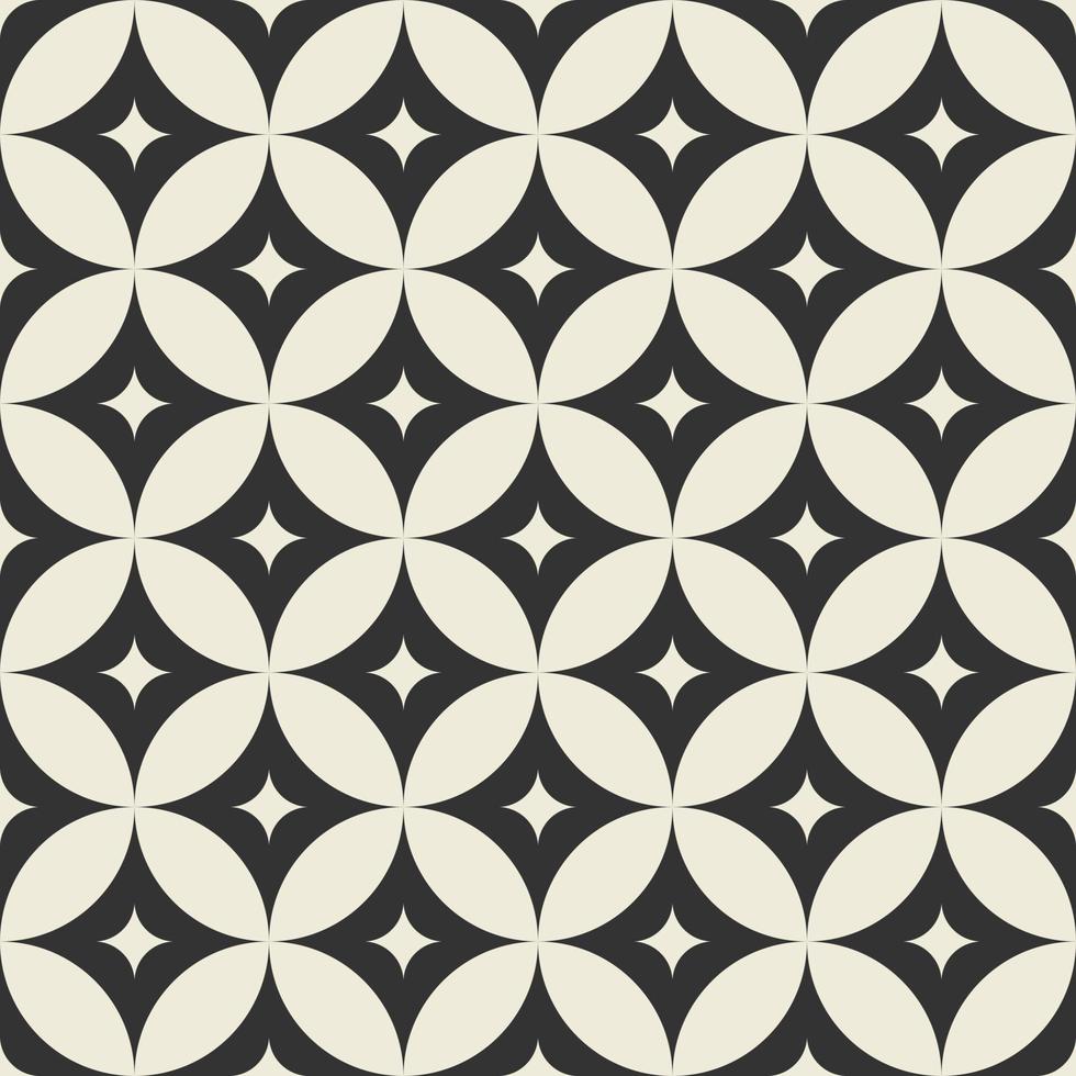 Seamless vector geometric pattern. Retro print for fabric cover background