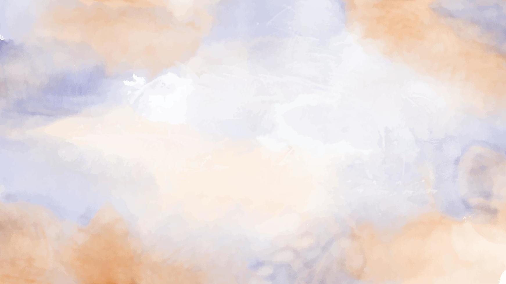 Abstract Terracotta Dreamy Watercolor Background vector