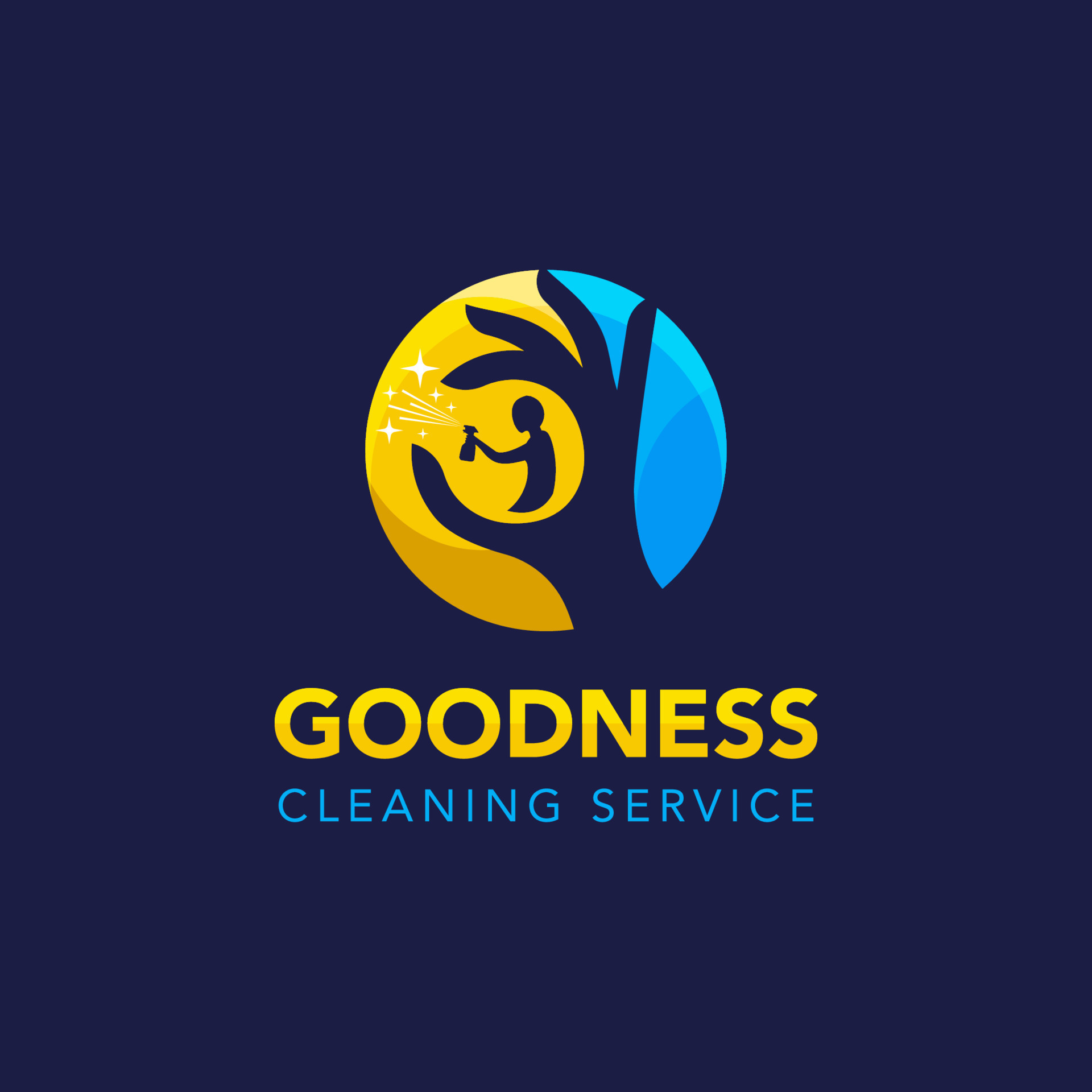 Best cleaning service logo design template 14468208 Vector Art at Vecteezy