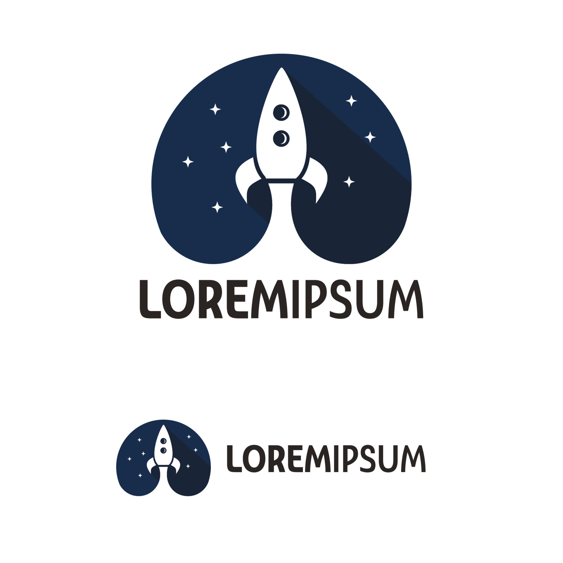 night rocket Logo Design Template 14468352 Vector Art at Vecteezy