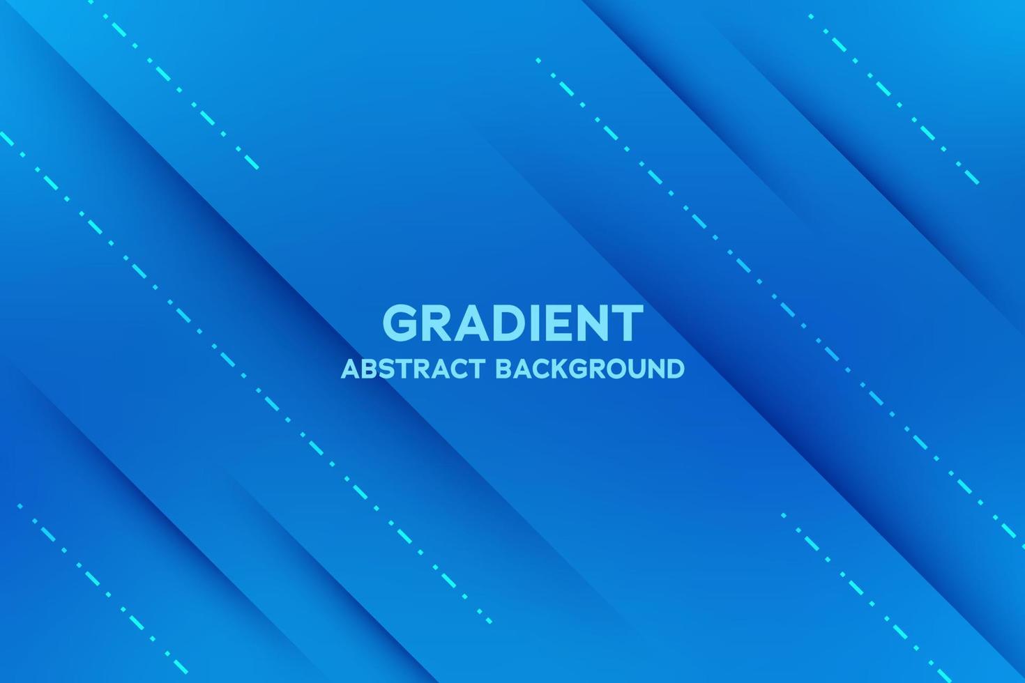 Vector blue gradient abstract background. Banner design